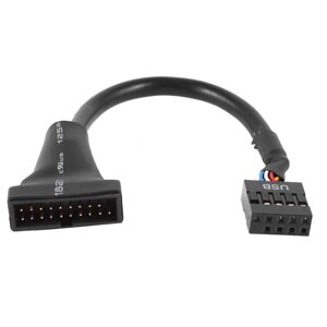 Кабель живлення внутрішній Lucom USB3.0 Pinheader-2.0 M/F (20p-9pin) 0.15m чорний (62.04.3455) в Дніпропетровській області от компании интернет-магазин "БЫТПРОМТОРГ"