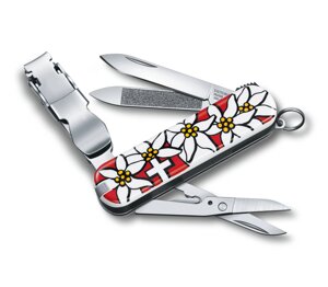 Швейцарський ніж Victorinox NailClip 580 Edelweiss 65 мм 8 функцій Різнокольоровий (0.6463.840)