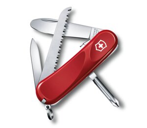 Швейцарський ніж Victorinox Junior 09 85 мм 8 функцій Червоний (2.4213. SKE) в Дніпропетровській області от компании интернет-магазин "БЫТПРОМТОРГ"