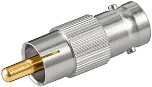 Перехідник відео Goobay BNC/50ohm-RCA F/M адаптер Gold contact (75.01.1355) в Дніпропетровській області от компании интернет-магазин "БЫТПРОМТОРГ"