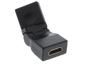 Перехідник моніторний InLine HDMI F/F (адаптер) 270° 2D поворотний Gold чорний (77. A1.7692) в Дніпропетровській області от компании интернет-магазин "БЫТПРОМТОРГ"