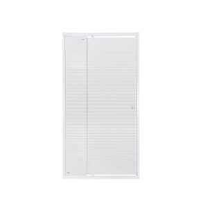 Душові двері в нішу Qtap Pisces WHI208-9. CP5 79-92х185 см, скло Pattern 5 мм
