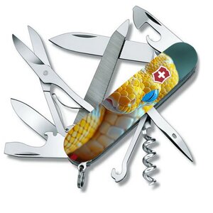 Складаний ніж Victorinox Mountaineer Animal 91 мм 19 функцій Змій (1.3743.7_F1050pw)