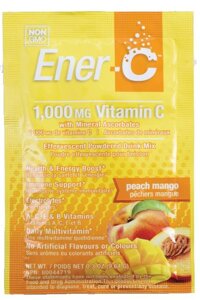 Вітамінний напій для підвищення імунітету Vitamin C Ener-C Смак Персика та Манго 1 пакетик