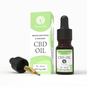 Олія КБД CBD oil 500 mg Flowrolls Medic Broad Spectrum Польща в Дніпропетровській області от компании интернет-магазин "БЫТПРОМТОРГ"