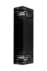 Світильник настінний MSK Electric Sieve бра під дві лампи NL 23702-2 BK чорний в Дніпропетровській області от компании интернет-магазин "БЫТПРОМТОРГ"