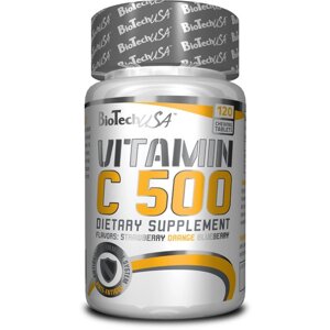 Вітамін C для спорту BioTechUSA Vitamin C 500 120 Tabs