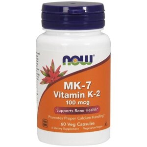 Вітамін K NOW Foods Vitamin K-2 (MK7) 100 mcg 60 Veg Caps в Дніпропетровській області от компании интернет-магазин "БЫТПРОМТОРГ"