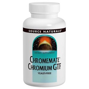 Хром Source Naturals GTF 200 мкг ChromeMate 240 таблеток (SN0107)