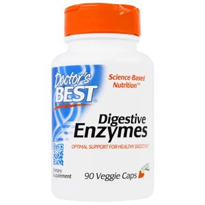 Травні ферменти Digestive Enzymes Doctor's Best 90 капсул (556)