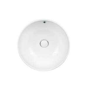 Раковина-чаша Qtap Amazon 430х430х160 White з донним клапаном QT02117043NW