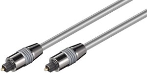 Кабель аудіо оптичний Goobay Toslink 10.0m D=6.0mm Metal Chrome срібний (75.03.3805) в Дніпропетровській області от компании интернет-магазин "БЫТПРОМТОРГ"