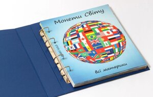 Альбом для монет Держави Світу Collection усі материки Зелений (hub_up01e0)