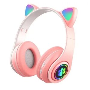 Бездротові навушники з вушками Bluetooth MDR CAT ear VZV-23M 7805 з підсвічуванням Pink в Дніпропетровській області от компании интернет-магазин "БЫТПРОМТОРГ"