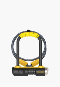 Велозамок кодовий Onguard U-lock 8015C COMBO Mini DT 90x140 Чорний з жовтим в Дніпропетровській області от компании интернет-магазин "БЫТПРОМТОРГ"