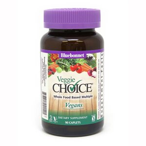 Мультивітаміни для вегетаріанців Bluebonnet Nutrition Veggie Choice 90