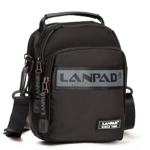 Тканинна чоловіча сумка Lanpad LAN82005 Чорний в Дніпропетровській області от компании интернет-магазин "БЫТПРОМТОРГ"