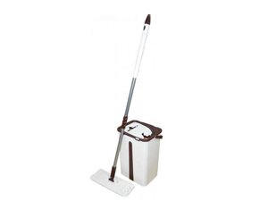 Плоска швабра Maxi Flat Mop з відром 12 л в кольоровій упаковцi ТМ ZAMBAK PLAST