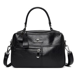 Сумка жіноча через плече Ricco Italian Bags Чорний 17х8х24х11 см (id_1248)