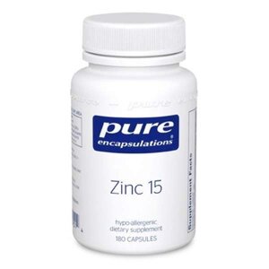 Цинк, Pure Encapsulations, Zinc, 15 мг, 180 капсул (21544) в Дніпропетровській області от компании интернет-магазин "БЫТПРОМТОРГ"