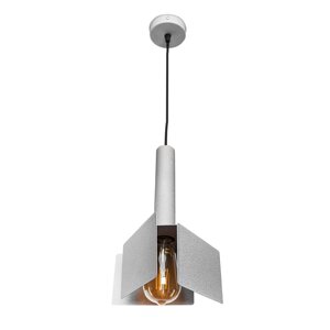 Світильник підвісний MSK Electric Turin у стилі лофт під лампу Е27 MR 2030 GR сірий муар