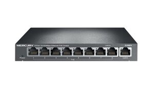 PoE комутатор Mercury S109PS (8xPOE, 1xLAN)