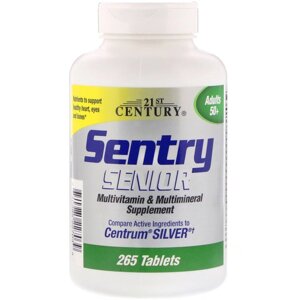 Вітамінно-мінеральний комплекс 21st Century Sentry Senior Multivitamin & Mineral Supplement Adults 50+ 265 Tabs