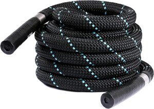 Канат тренувальний для кросфіта 12м Battle Rope WCG 38х12