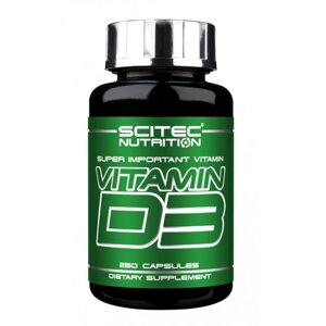 Вітамін D для спорту Scitec Nutrition Vitamin D3 250 Caps в Дніпропетровській області от компании интернет-магазин "БЫТПРОМТОРГ"