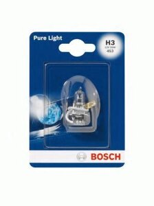 Автолампа BOSCH Pure Light H3 55W 12V Pk22s (1987301006) 1шт./блістер