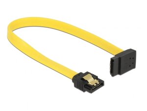 Кабель накопичувача Delock SATA 7p M/M  0.2m 90°вверх 6Gbps AWG26 Latch жовтій (70.08.2799) в Дніпропетровській області от компании интернет-магазин "БЫТПРОМТОРГ"