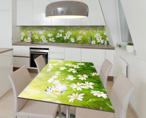 Наліпка 3Д виниловая на стол Zatarga «Порхающее одиночество» 600х1200 мм для домов, квартир, столов, кофейн,