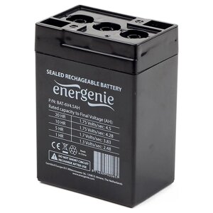 Акумуляторна батарея EnerGenie 6V 4.5 AH (BAT-6V4.5AH) в Дніпропетровській області от компании интернет-магазин "БЫТПРОМТОРГ"