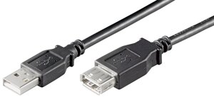 Кабель пристроїв-подовжувач Goobay USB2.0 A M/F  3.0m AWG28 2xShielded D=4.2mm Cu чорний (75.09.3600) в Дніпропетровській області от компании интернет-магазин "БЫТПРОМТОРГ"