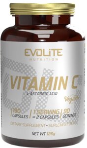 Вітамін C Evolite Nutrition Vitamin C 500 mg 180 капсул (28343) в Дніпропетровській області от компании интернет-магазин "БЫТПРОМТОРГ"