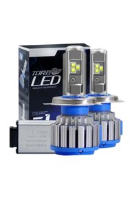 Комплект LED ламп OEM T1 H4 6000K 50W 12 24v CanBus з активним охолодженням (T1H4) в Дніпропетровській області от компании интернет-магазин "БЫТПРОМТОРГ"