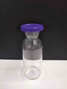 Скляний графин із кришкою 1 л. Uniglass Carafe Athos 65310 К