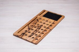 Дерев'яний тримач для полювання ноутбука ecoWalnut 540x270x15 мм в Дніпропетровській області от компании интернет-магазин "БЫТПРОМТОРГ"