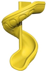 Гірка для спуска гвинтова пластикова жовта Туреччина, висота 200 см в Дніпропетровській області от компании интернет-магазин "БЫТПРОМТОРГ"