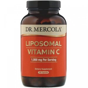 Вітамін C Dr. Mercola Liposomal Vitamin C 1000 mg 180 Caps MCL-01559