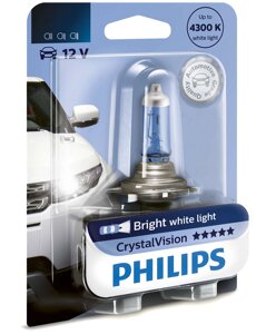 Автолампа PHILIPS 12362CVB1 H11 55W 12V PGJ19-2 CrystalVision