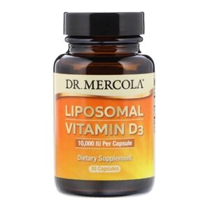 Вітамін D Dr. Mercola Liposomal Vitamin D3 10.000 IU 30 Caps