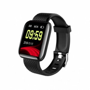 Фітнес-трекер Smart-watch 116+ Black (SMT172346266) в Дніпропетровській області от компании интернет-магазин "БЫТПРОМТОРГ"