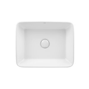 Раковина-чаша Qtap Tern 475х370х140 White з донним клапаном QT17112074W в Дніпропетровській області от компании интернет-магазин "БЫТПРОМТОРГ"