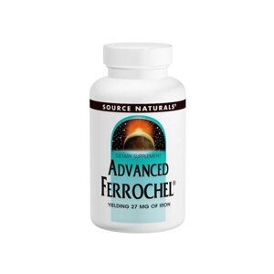 Мікроелемент Залізо Source Naturals Advanced Ferrochel 180 Tabs в Дніпропетровській області от компании интернет-магазин "БЫТПРОМТОРГ"