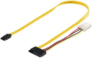 Кабель накопичувача Goobay SATA 22p-7p M/M (+Molex) 0.5m 6Gbps різнобарвний (75.06.8175) в Дніпропетровській області от компании интернет-магазин "БЫТПРОМТОРГ"