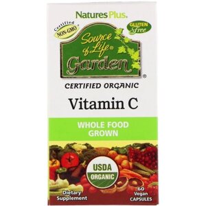 Вітамін C Nature's Plus Vitamin C 500 mg 60 Veg Caps NTP30733