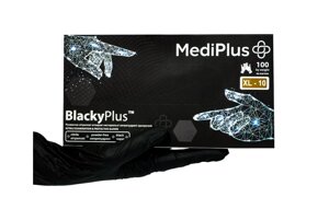 Рукавички нітрилові MediPlus BlackyPlus XL Чорні 100 шт (00-00000128) в Дніпропетровській області от компании интернет-магазин "БЫТПРОМТОРГ"