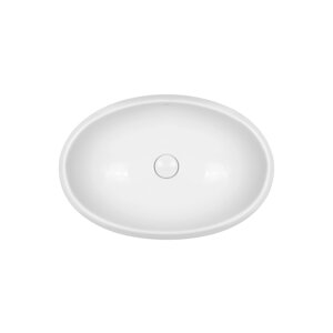 Раковина-чаша Qtap Leo 600х400х155 White з донним клапаном QT11117060GW