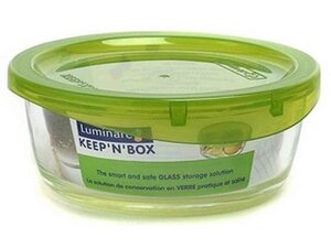 Контейнер скл. круглий 670мл з пл. кр KEEPN BOX ТМ LUMINARC